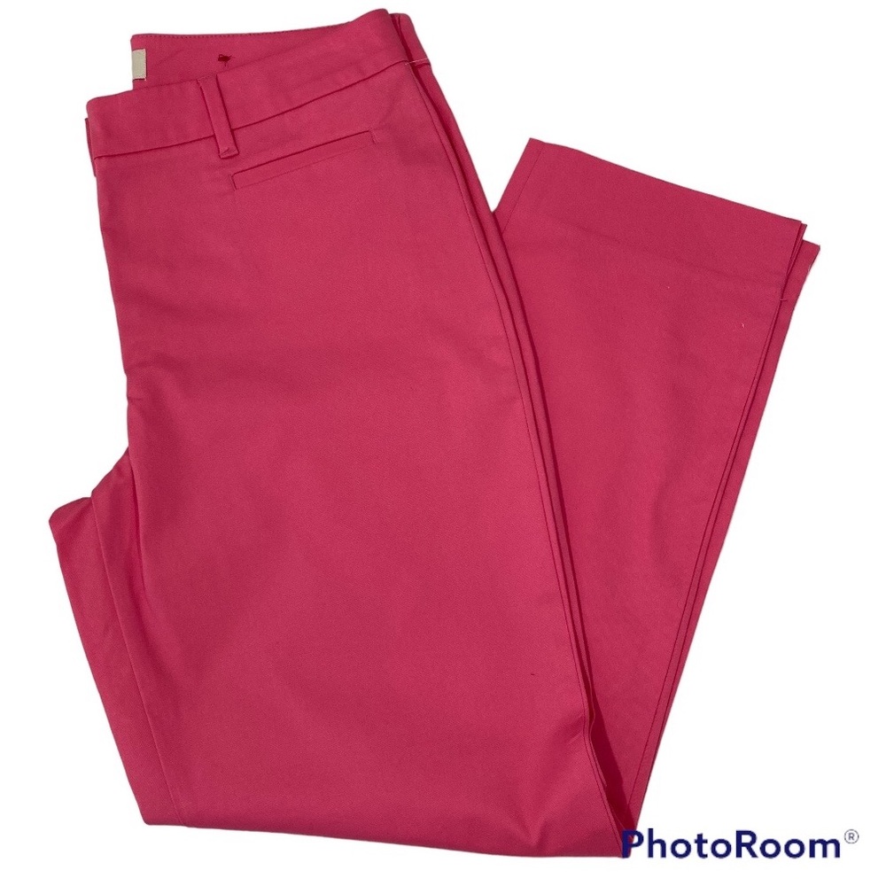 Talbots Stretch Twill Crop Pants Size 6 Pink New with Tags